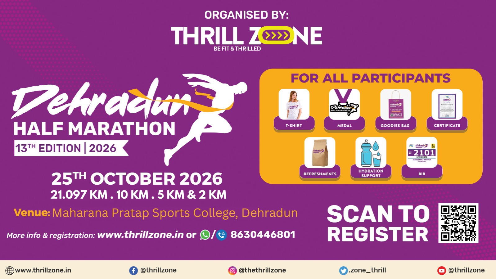Dehradun Half Marathon 2026 - Dehradun, India | endurace.pro